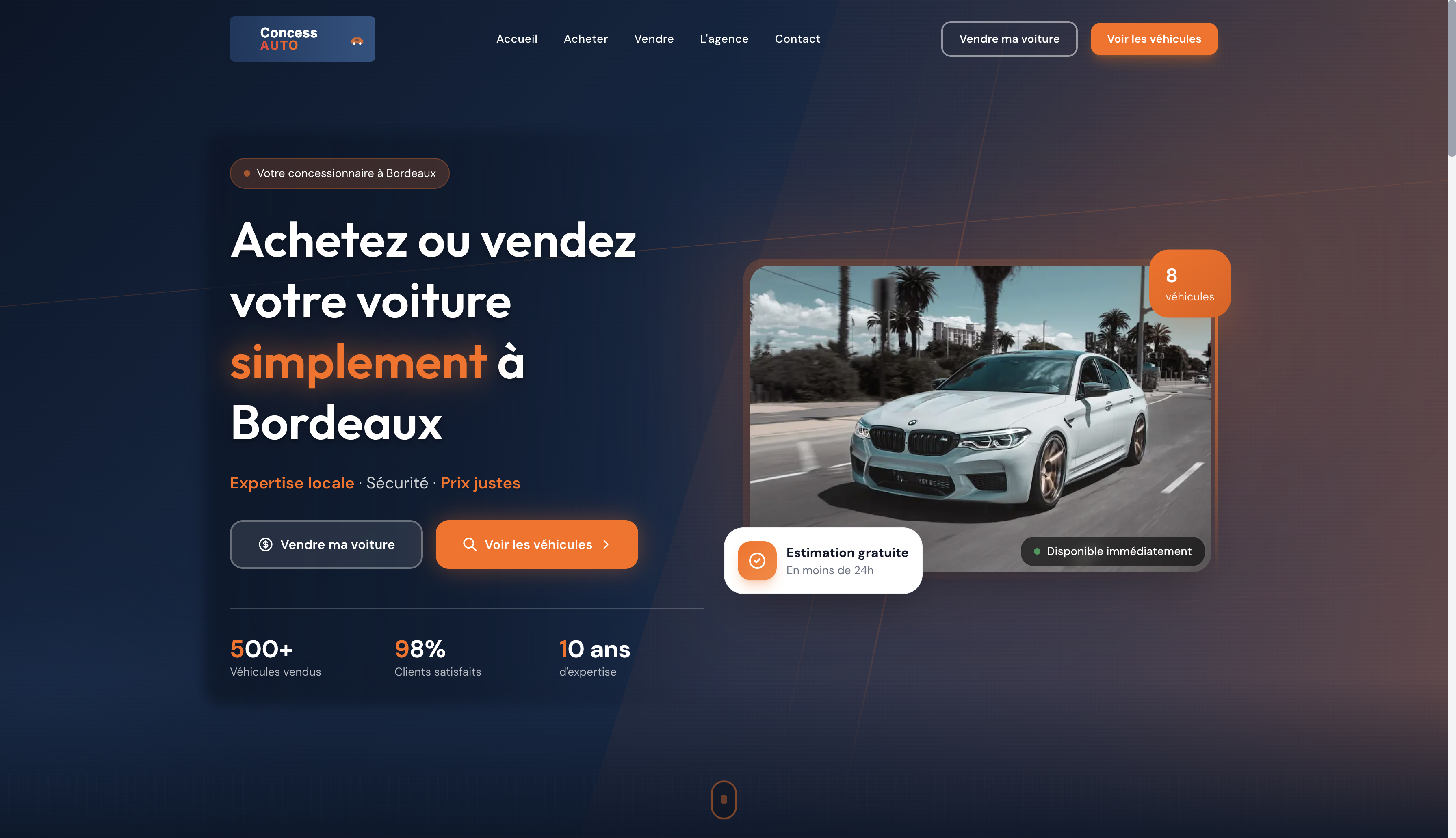 ConcessAuto - Concessionnaire automobile